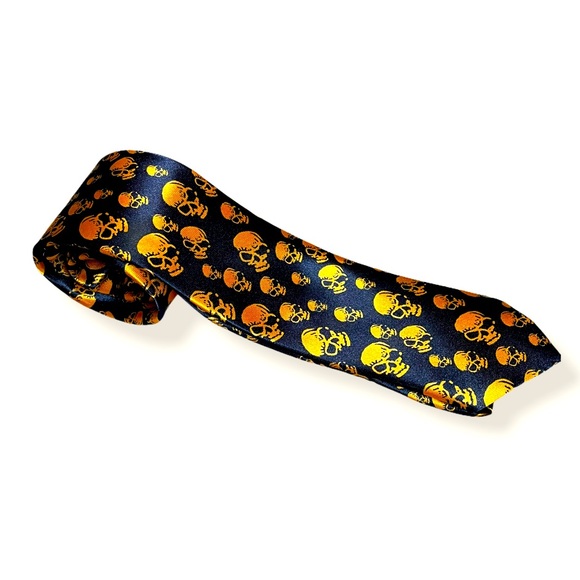 Other - Classic 50s retro style skinny tie with Skulls 💀